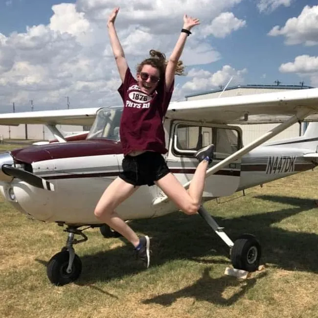 Private pilot training aircraft at Pilot Rise