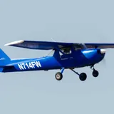 Pilot Rise Cessna 150 used during instructor training